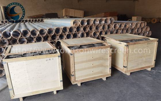 꽉 막지 않는 SS304 윙 와이어 스크린 필터 회전 미세 격자 필터